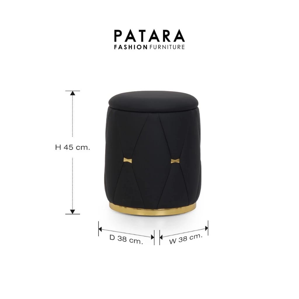 สตูล PATARA รุ่น BOHNE STOOL สีครีม_3