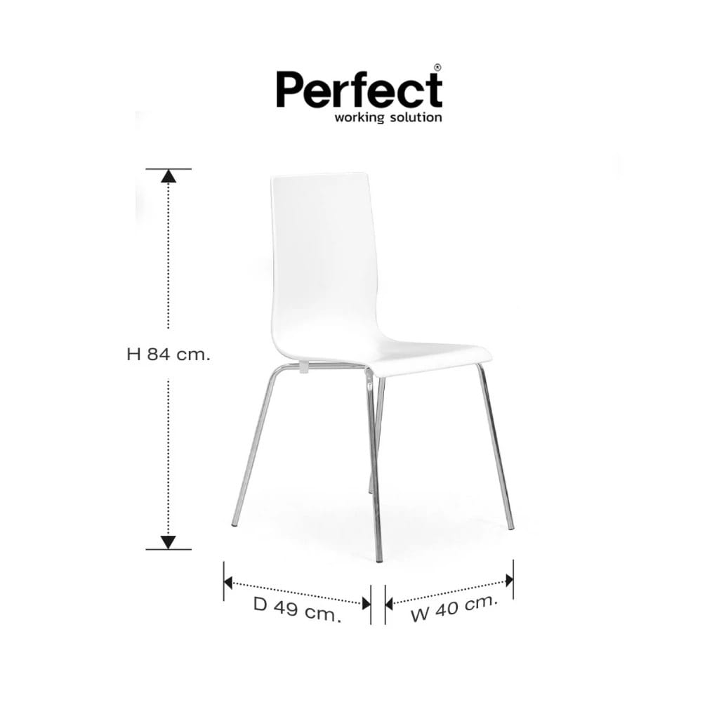 เก้าอี้ PERFECT รุ่น GS-1 สีขาว_3