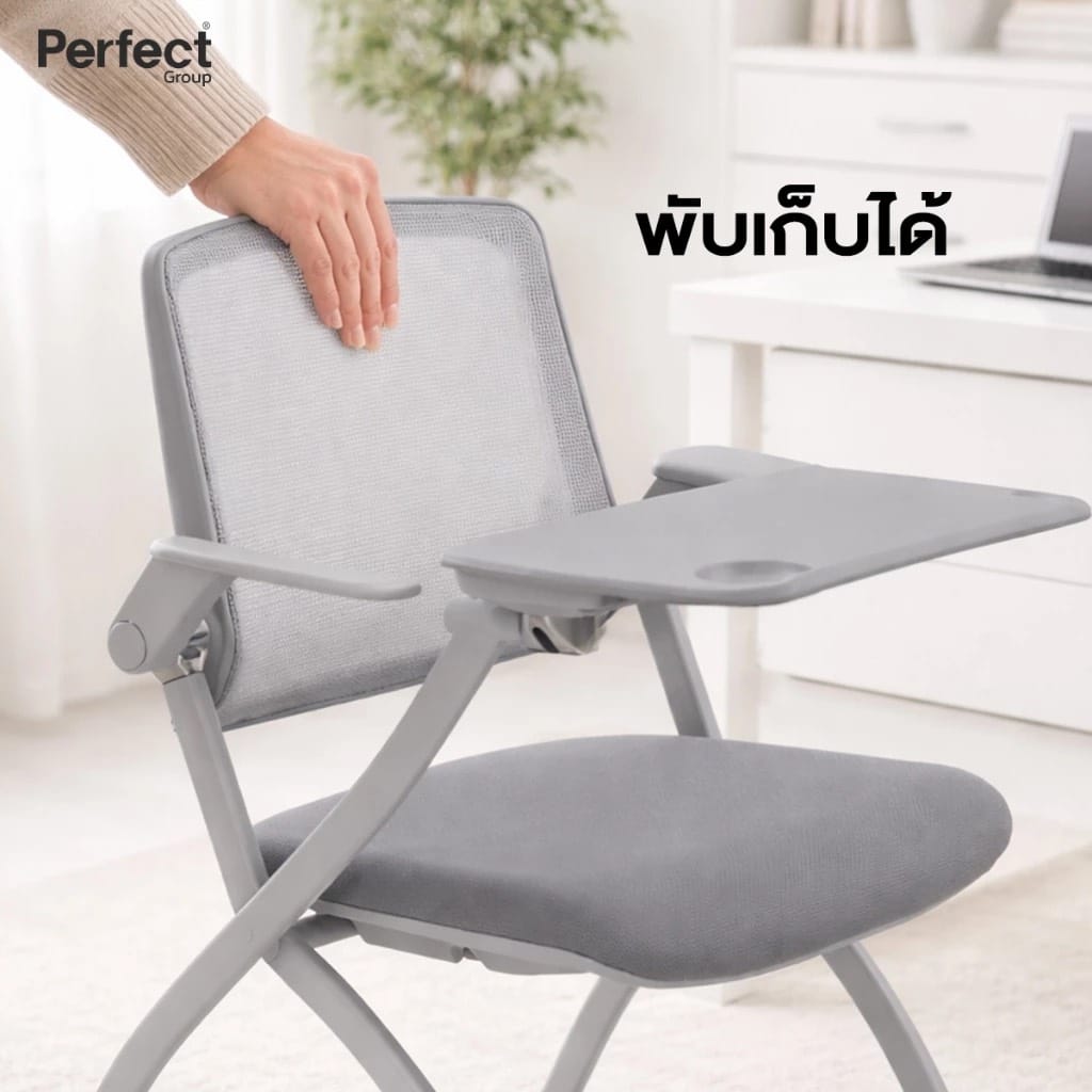 เก้าอี้ทำงาน PERFECT รุ่น BG-857BL สีดำ_3