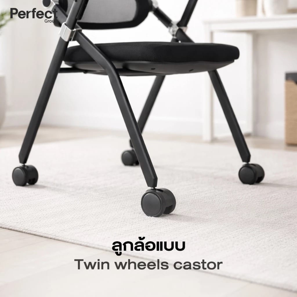 เก้าอี้ทำงาน PERFECT รุ่น BG-857BL สีดำ_5