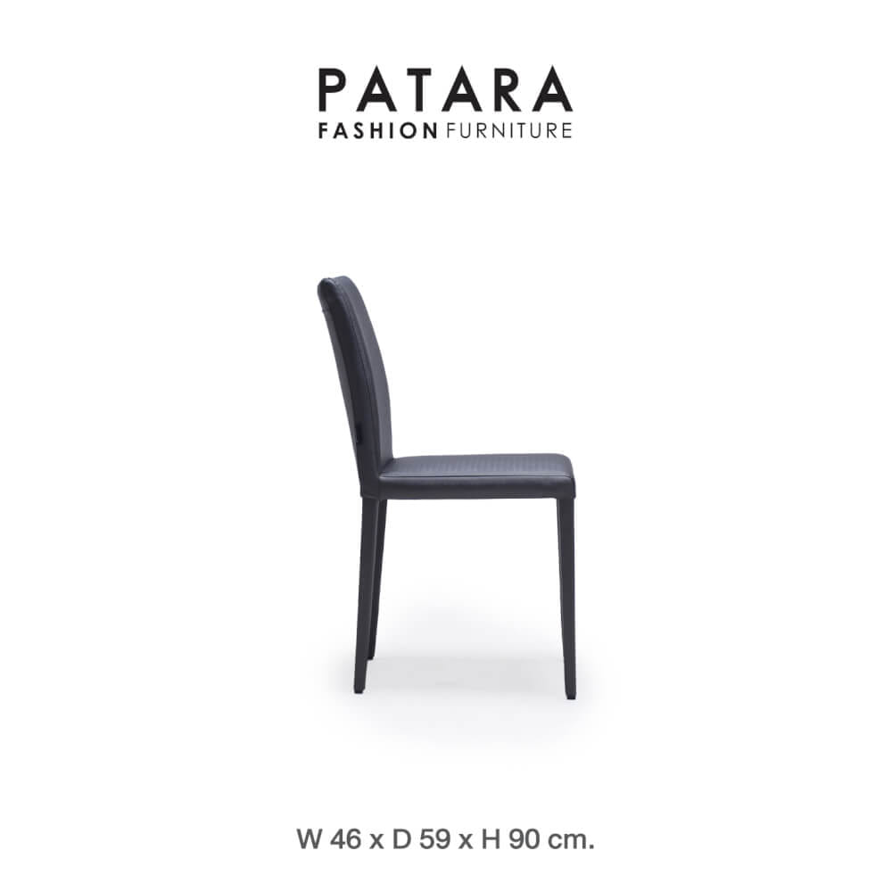เก้าอี้ทานอาหาร PATARA รุ่น OCEAN สีดำ_3