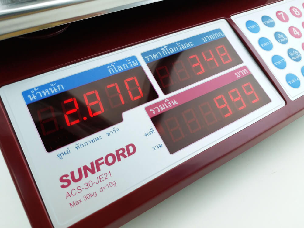 เครื่องชั่งน้ำหนักคำนวณราคา SUNFORD ACS-30-JE21_2