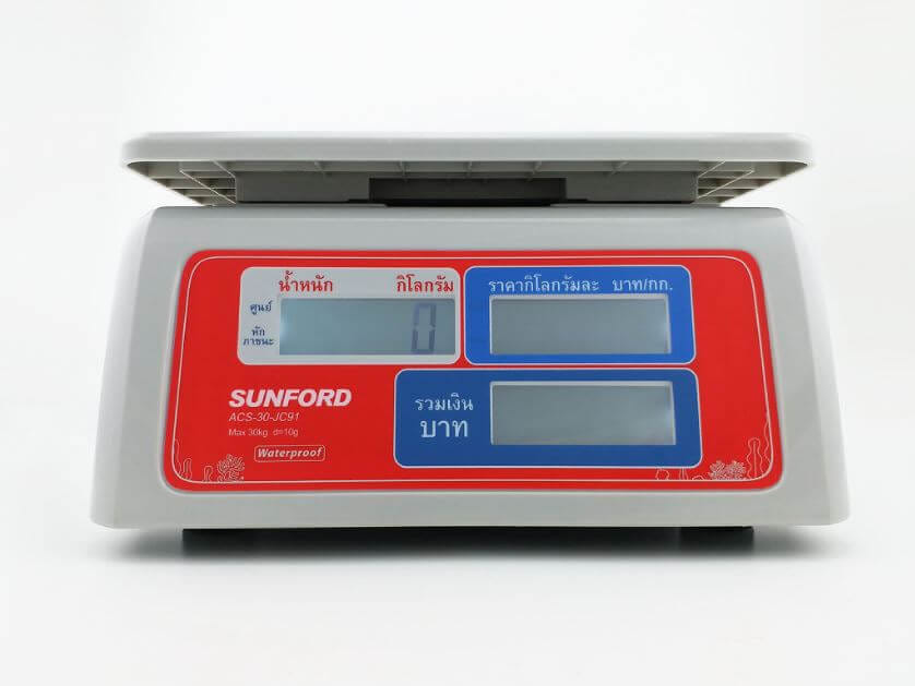 เครื่องชั่งน้ำหนักคำนวณราคา กันน้ำ SUNFORD ACS-30-JC81_4
