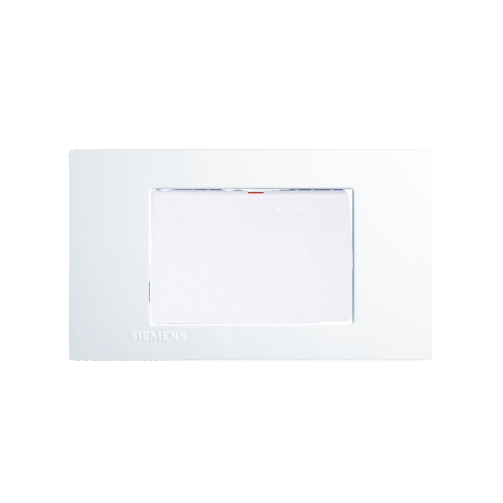 ชุดสวิตช์ 1 ทาง 1 ช่อง SIEMENS ขนาด 120MM สีขาว DELTA AZIO SERIES_0