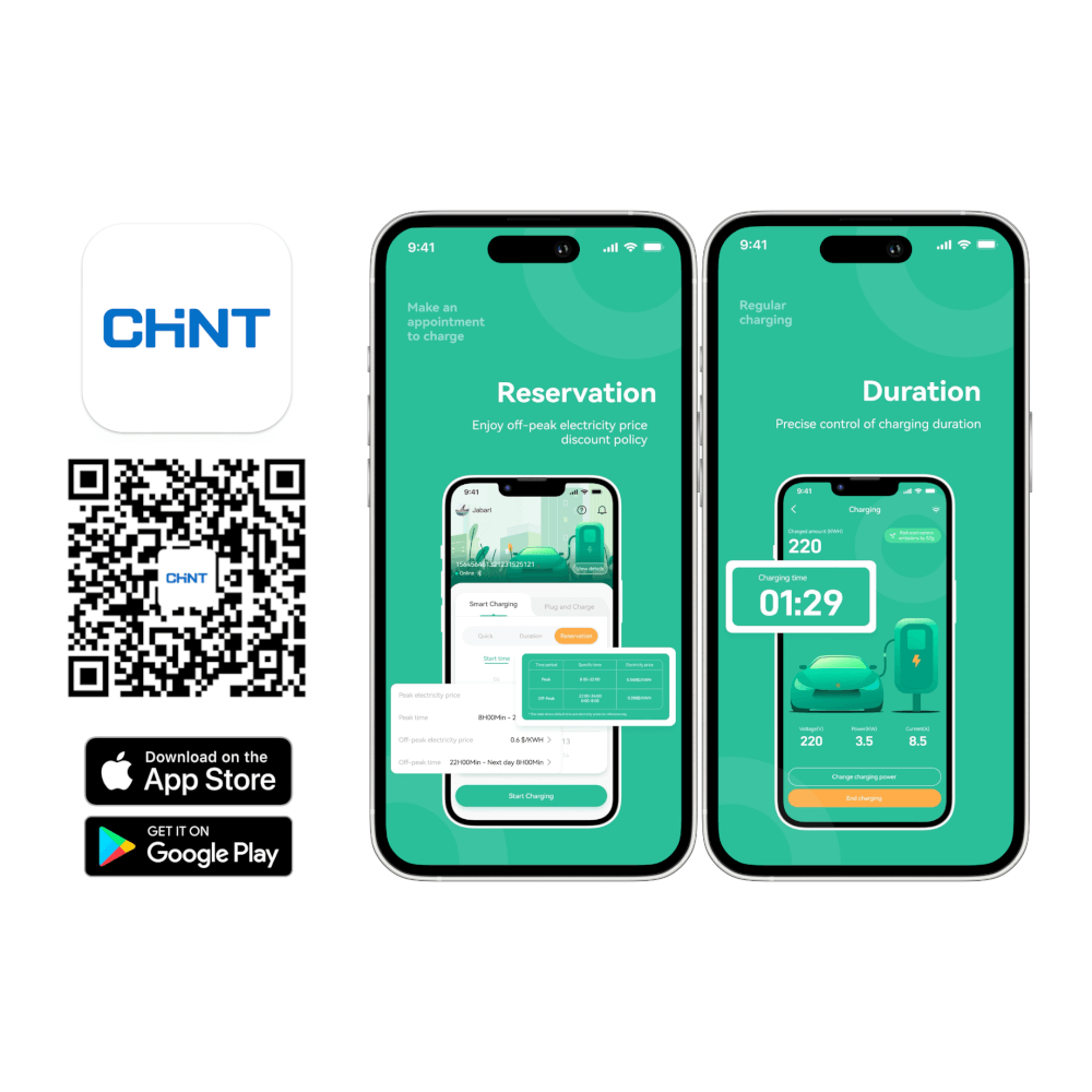 เครื่องชาร์จรถยนต์ไฟฟ้า CHINT 22KW 3 เฟส 32 แอมป์ (สินค้าไม่รวมติดตั้ง)_3