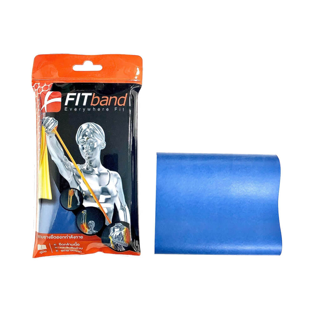 แถบยางยืดออกกำลังกาย FITBAND ระดับ 6 แรงต้าน 4.5-8.5 กิโลกรัม