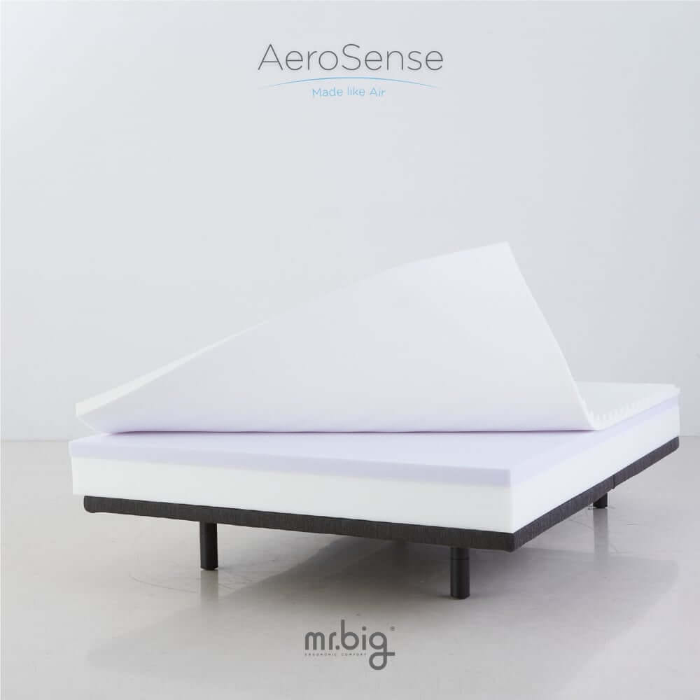 ที่นอน 5 ฟุต MR.BIG AEROSENSE เย็นสบาย น้ำหนักเบา ระบายอากาศได้ดี สีขาว