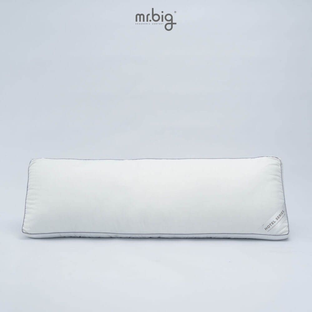 หมอนบอดี้ MR.BIG HOTEL SERIES BODY LUX PILLOW หมอนกอดนอนตะแคง สีขาว