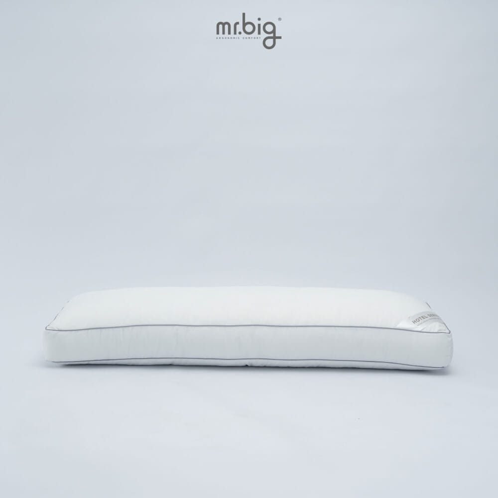 หมอนบอดี้ MR.BIG HOTEL SERIES BODY LUX PILLOW หมอนกอดนอนตะแคง สีขาว
