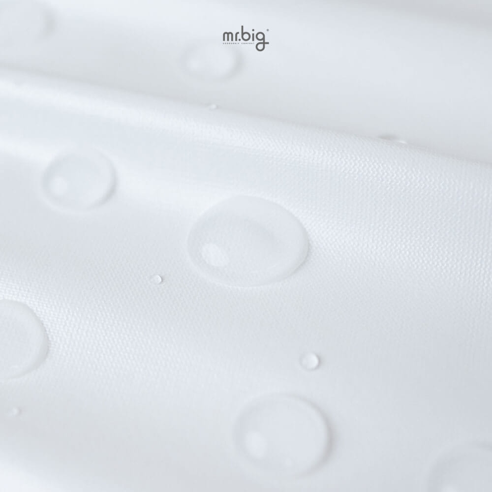 แผ่นรองกันเปื้อน 3 ฟุต MR.BIG กันน้ำ 100% ระบายอากาศ ป้องกันไรฝุ่น สีขาว