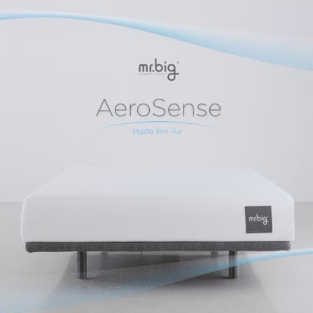 ที่นอน 5 ฟุต MR.BIG AEROSENSE เย็นสบาย น้ำหนักเบา ระบายอากาศได้ดี สีขาว_1