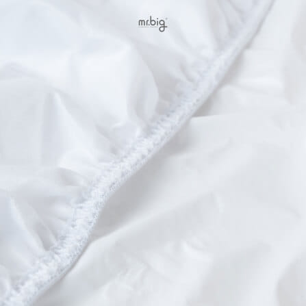 แผ่นรองกันเปื้อน 6 ฟุต MR.BIG กันน้ำ 100% ระบายอากาศ ป้องกันไรฝุ่น สีขาว_7