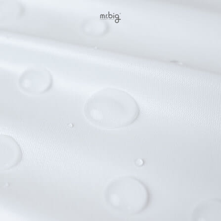 แผ่นรองกันเปื้อน 3.5 ฟุต MR.BIG กันน้ำ 100% ระบายอากาศ ป้องกันไรฝุ่น สีขาว_8