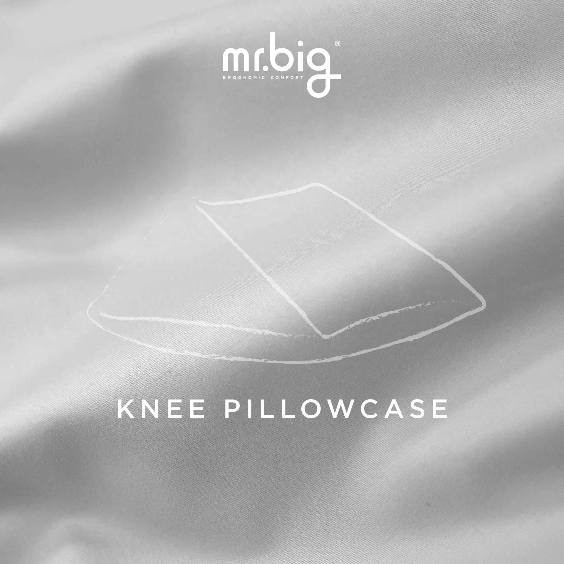 ปลอกหมอน MR.BIG รุ่น KNEE สีเทาอ่อน_0