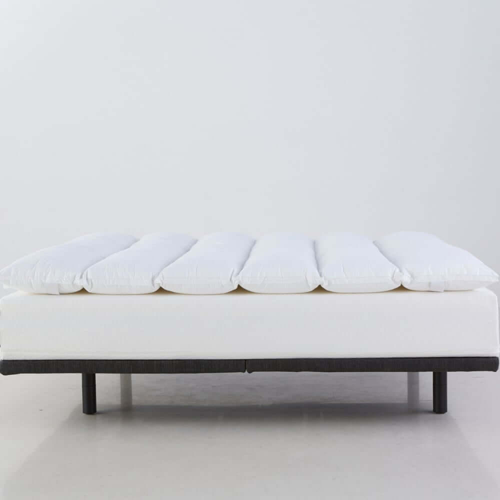 แผ่นรองนอน 6 ฟุต mr.big CloudComforter Topper ท็อปเปอร์เส้นใยนอนสบายแบบไร้จุดกดทับ สีขาว