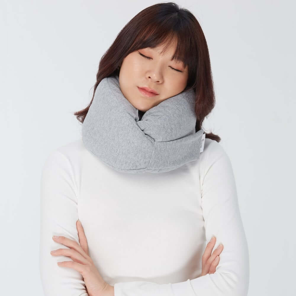 หมอนรองคอ mr.big รุ่น Travel Pillow สีเทา (S/M)_2