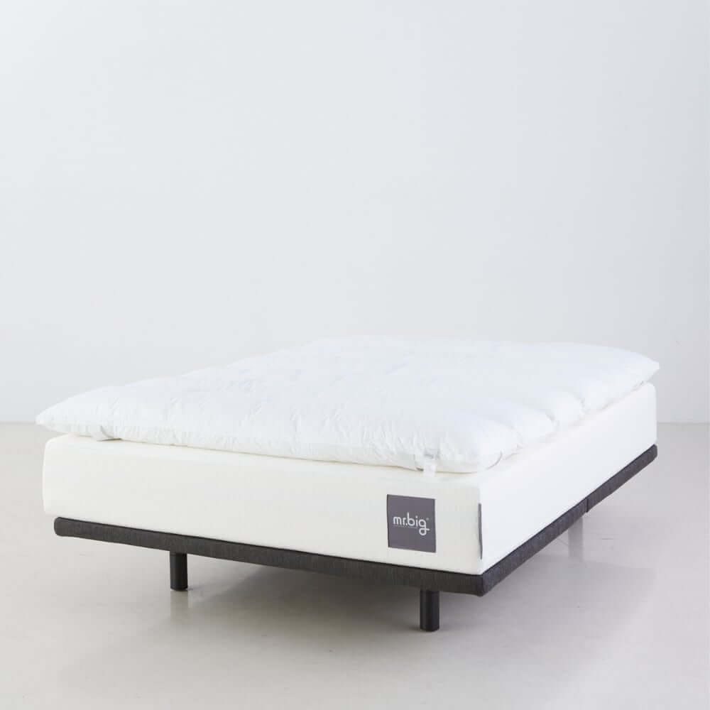 แผ่นรองนอน 6 ฟุต mr.big CloudComforter Topper ท็อปเปอร์เส้นใยนอนสบายแบบไร้จุดกดทับ สีขาว