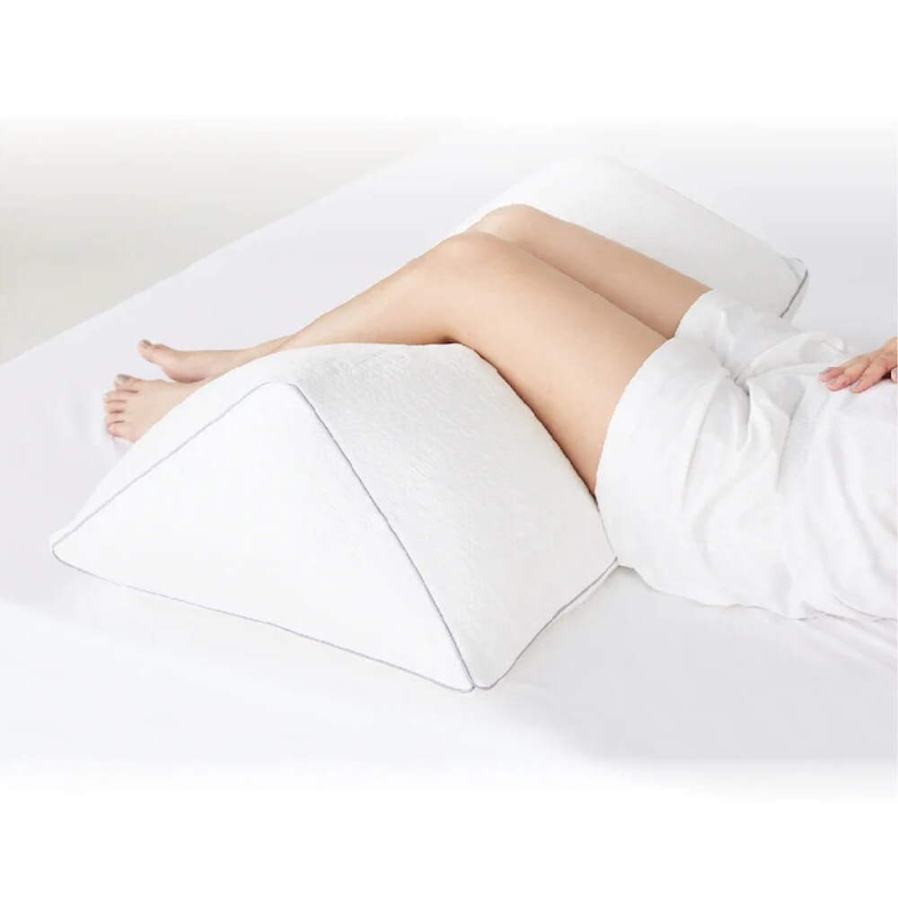 หมอน Ergonomic mr.big หมอนรองขา ผ่อนคลายกล้ามเนื้อขา หลังและเข่า สีขาว_4