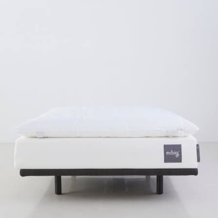 แผ่นรองนอน 6 ฟุต mr.big CloudComforter Topper ท็อปเปอร์เส้นใยนอนสบายแบบไร้จุดกดทับ สีขาว_2