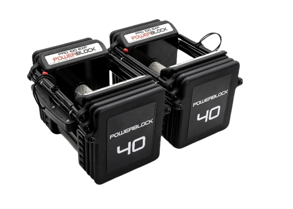 ดัมเบลปรับน้ำหนักได้ POWERBLOCK PRO 100 EXP - KNURLED GRIP
