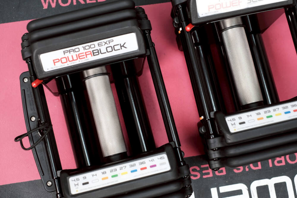 ดัมเบลปรับน้ำหนักได้ POWERBLOCK PRO 100 EXP - KNURLED GRIP_2