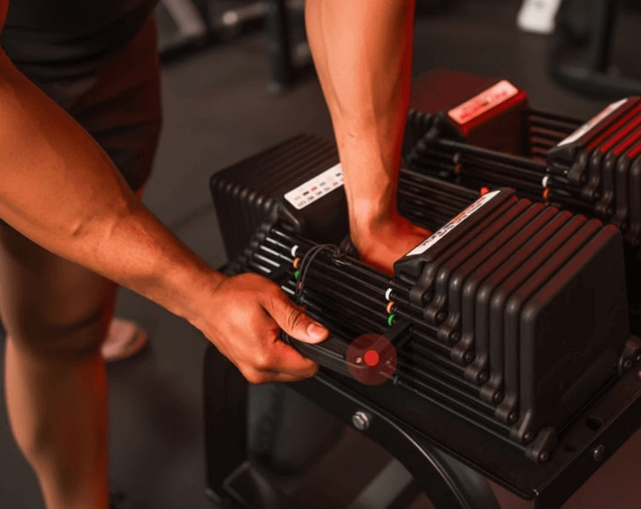 ดัมเบลปรับน้ำหนักได้ POWERBLOCK PRO 100 EXP - TPR GRIP_6