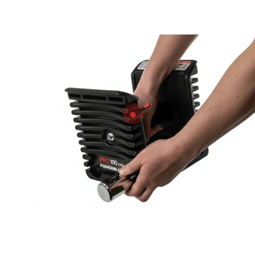ดัมเบลปรับน้ำหนักได้ POWERBLOCK PRO 100 EXP - TPR GRIP_7