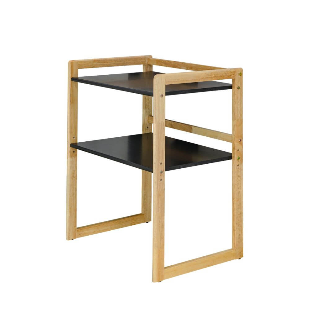 ชั้นวางไมโครเวฟ EVERGREEN FURNITUR SDDS-R-HN 59*44*76 CM สีไม้ธรรมชาติ ขอบมน