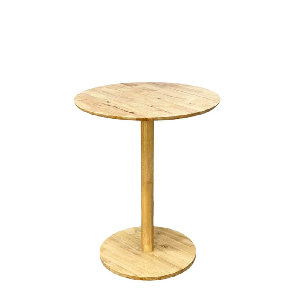 โต๊ะกลมฐานกลม EVERGREEN FURNITURE CT 60X60X74 ซม. สีไม้ธรรมชาติ
