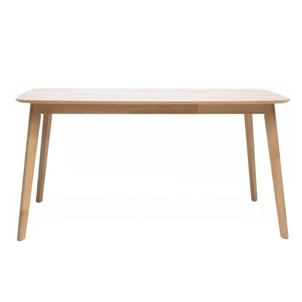 โต๊ะทานอาหารไม้ยางพารา EVERGREEN FURNITURE 180X80X74 ซม. สีน้ำตาลธรรมชาติ