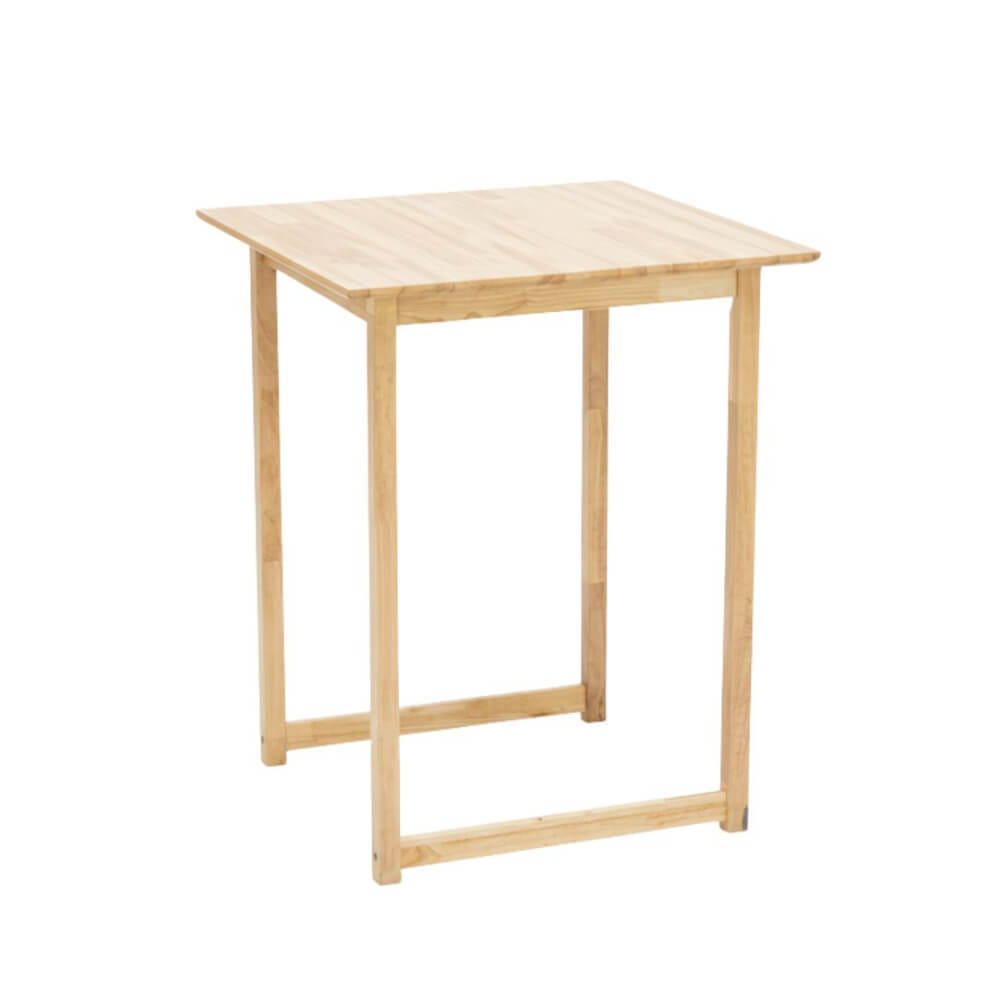 โต๊ะบาร์ไม้ยางพารา EVERGREEN FURNITURE TC 80X80X90ซม. สีน้ำตาลธรรมชาติ