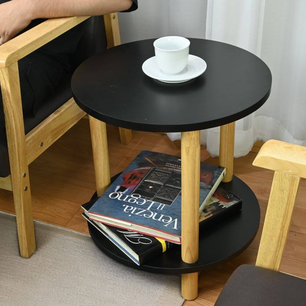 โต๊ะข้าง EVERGREEN FURNITUR SDMST45R-HN 45X45X50.5 CM สีไม้ธรรมชาติ