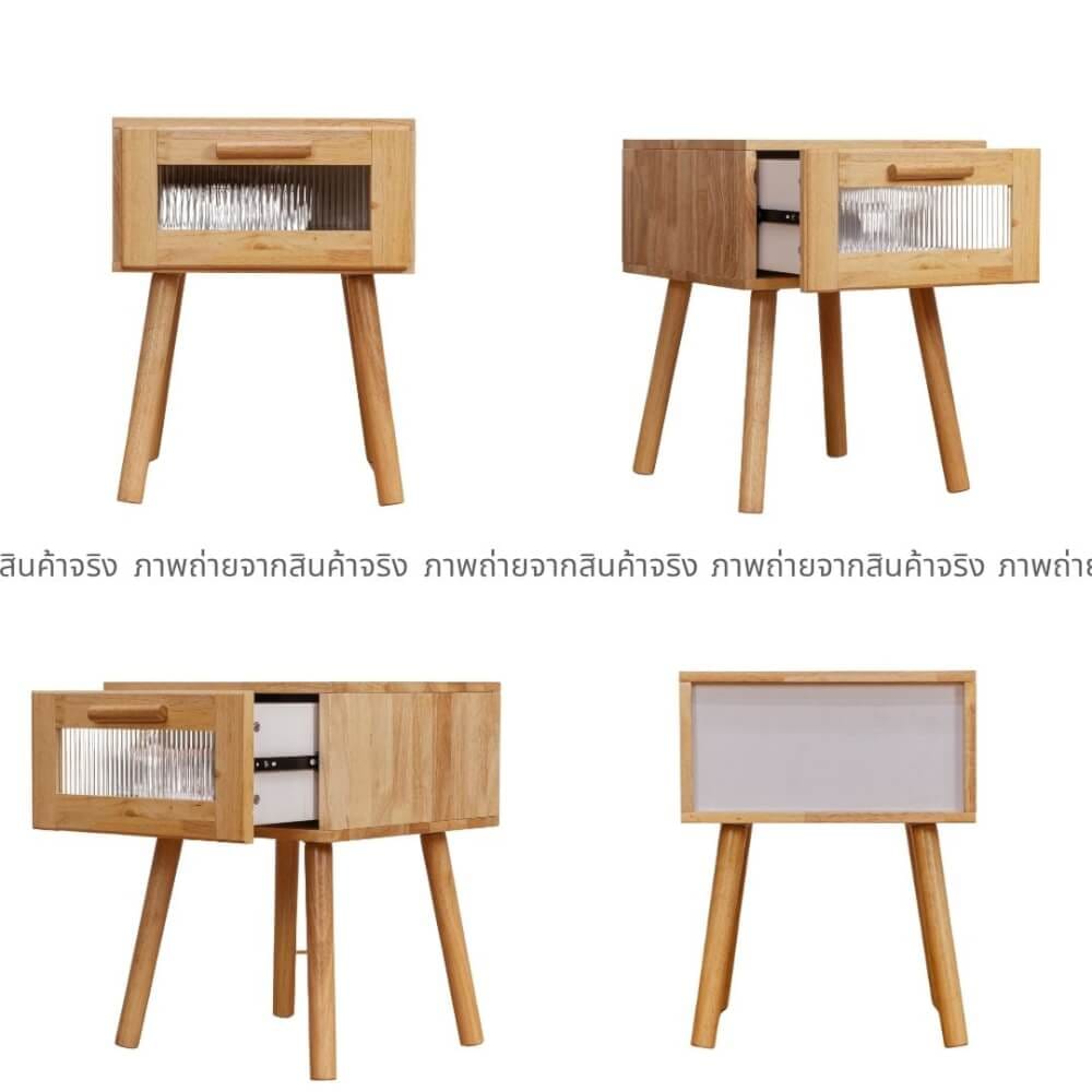 ตู้ข้างเตียง  EVERGREEN FURNITUR G-4174-3-R30-WR 40X40X50 ซม. สีไม้ธรรมชาติ_6