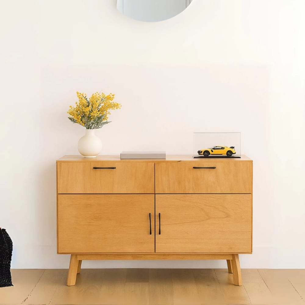 ตู้เตี้ยอเนกประสงค์ EVERGREEN FURNITURE 120 ซม. G-12640-F สีธรรมชาติ