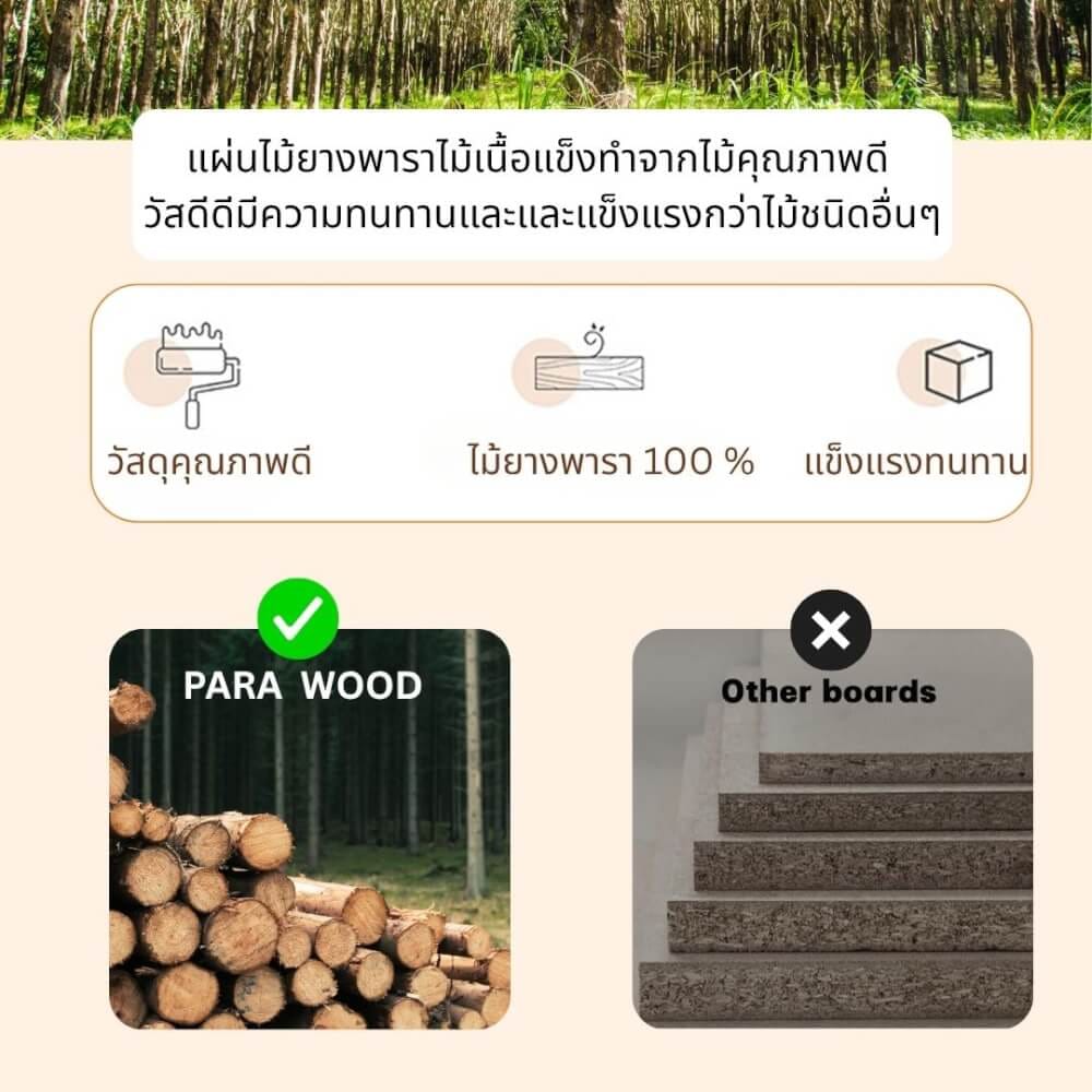 ตู้วางทีวี EVERGREEN FURNITURE  G-6184-3-9FWR 170X40X84  สีน้ำตาลธรรมชาติ_3