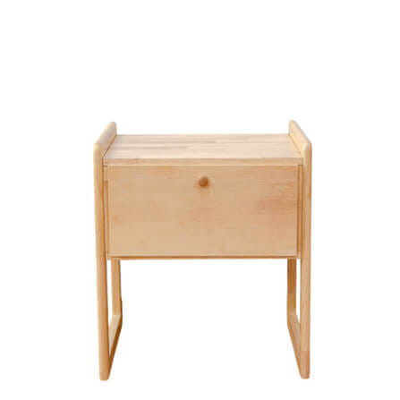 โต๊ะข้างไม้ยางพารา EVERGREEN FURNITUR SDUST-N 40*44*54.5 CM สีไม้ธรรมชาติ_0