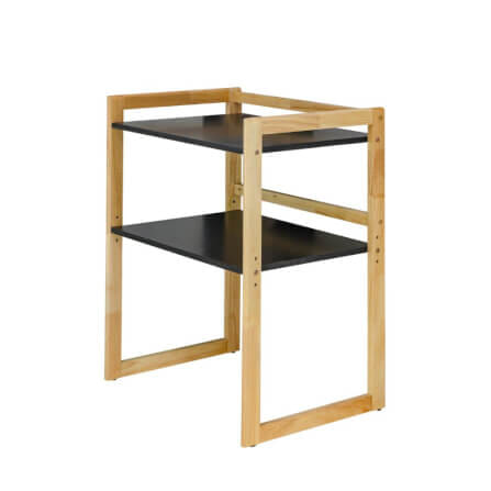 ชั้นวางไมโครเวฟ EVERGREEN FURNITUR SDDS-HN 59*44*76 CM สีไม้ธรรมชาติ ขอบเหลี่ยม_0