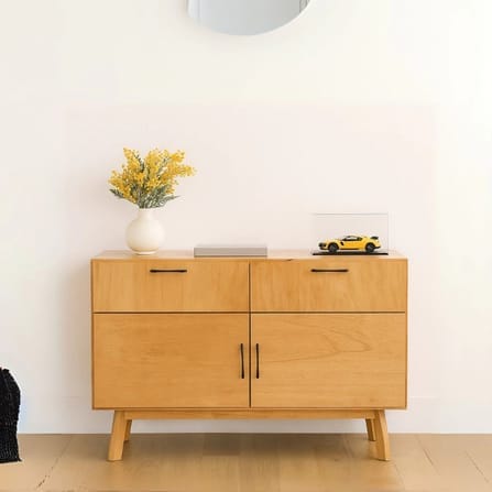 ตู้เตี้ยอเนกประสงค์ EVERGREEN FURNITURE 120 ซม. G-12640-F สีธรรมชาติ_8