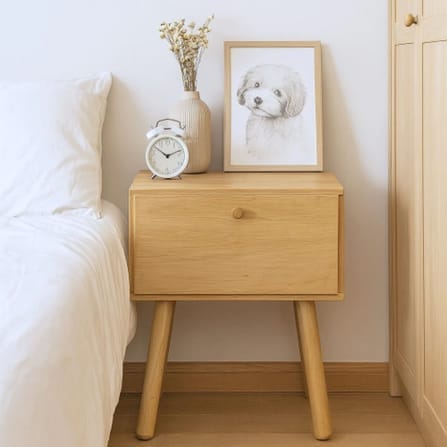 ตู้ข้างเตียง  EVERGREEN FURNITUR G-4174 40X40X50 ซม. สีไม้ธรรมชาติ_3
