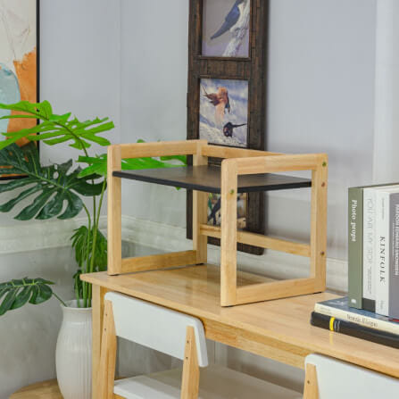 ชั้นวางไมโครเวฟ EVERGREEN FURNITUR SDTS-R-HN 52*37*36 CM สีไม้ธรรมชาติ ขอบมน_2