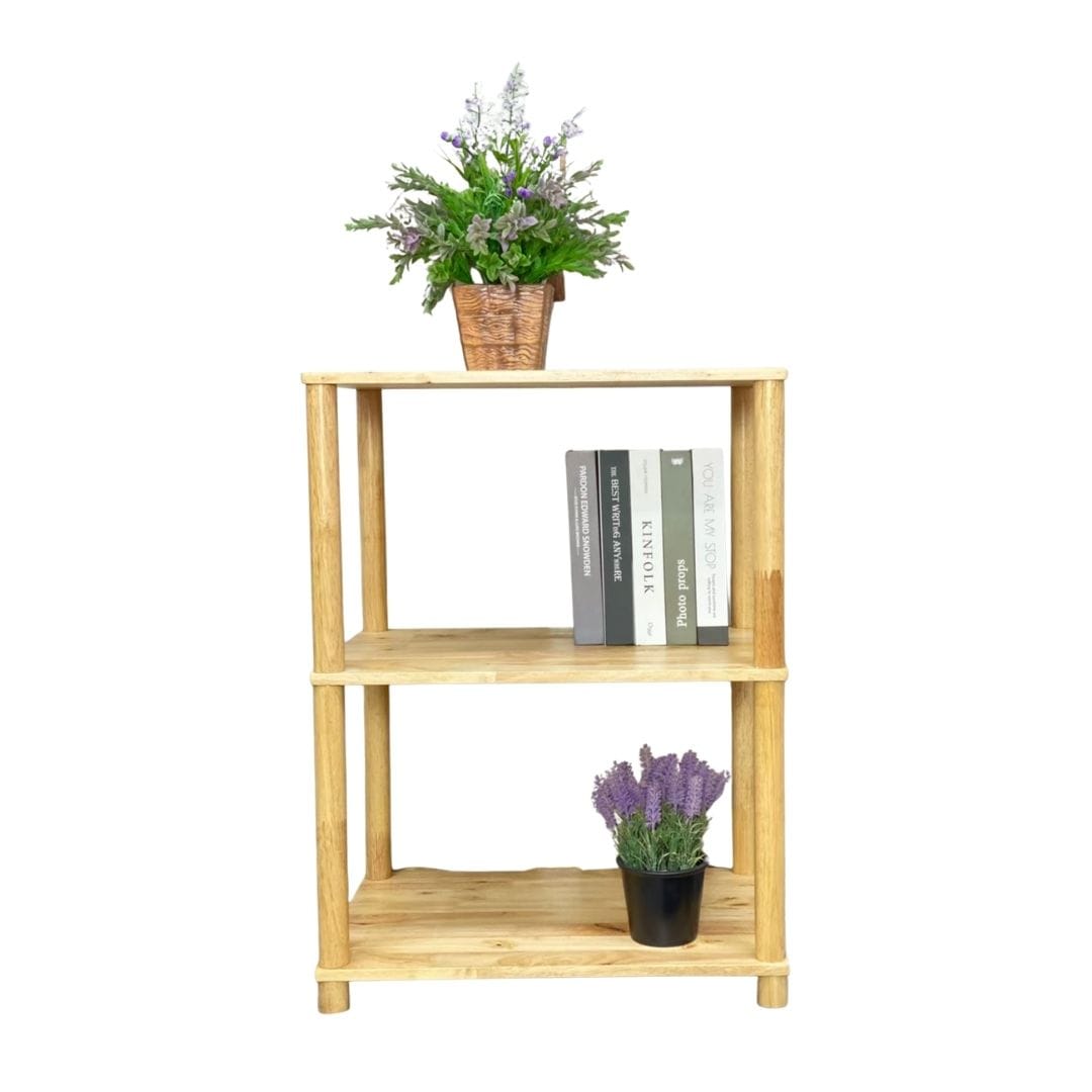 ชั้นวางของโล่ง 3 ชั้น EVERGREEN FURNITURE 60X40X83ซม. สีไม้_0