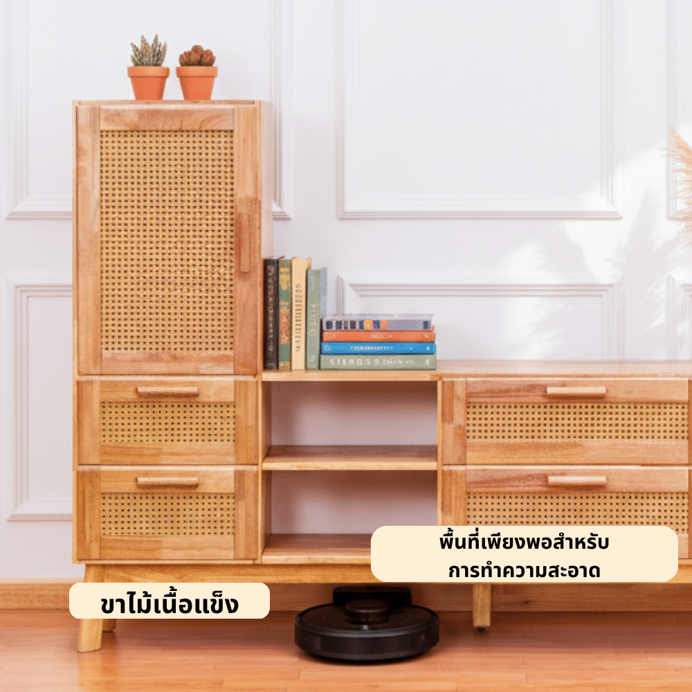 ตู้วางทีวี EVERGREEN FURNITURE รุ่น GL-18-FWR-4-9 ไม้ยางพารา สีไม้ธรรมชาติ_6