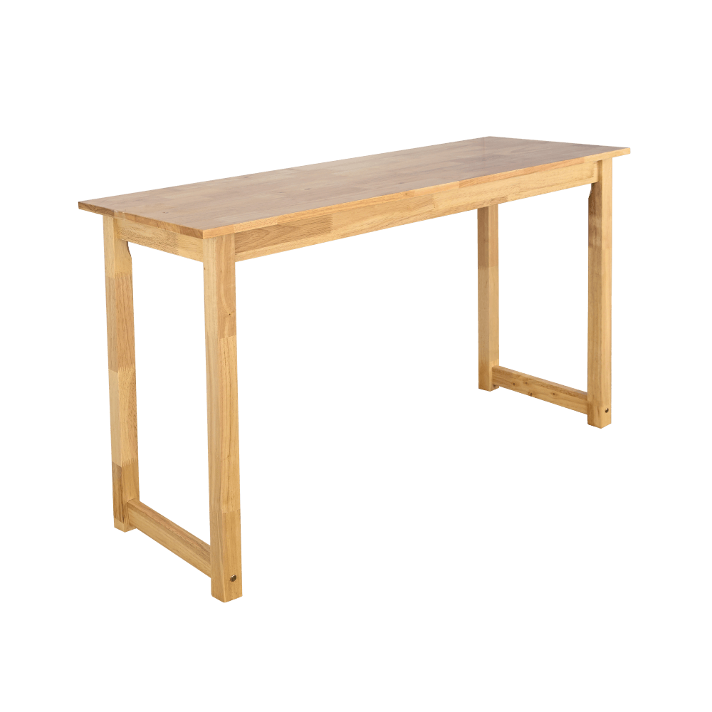โต๊ะบาร์ไม้ยางพารา Evergreen Furniture TC 120x40x90ซม. สีน้ำตาลธรรมชาติ_0