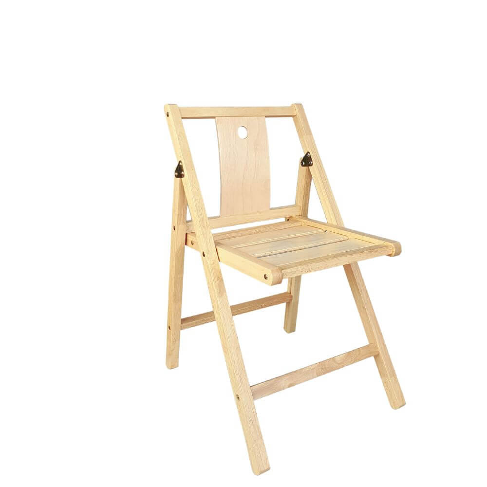 เก้าอี้พับได้อเนกประสงค์ EVERGREEN FURNITURE รุ่นFC3 ขนาด50X45X74ซม สีไม้ธรรมชาติ