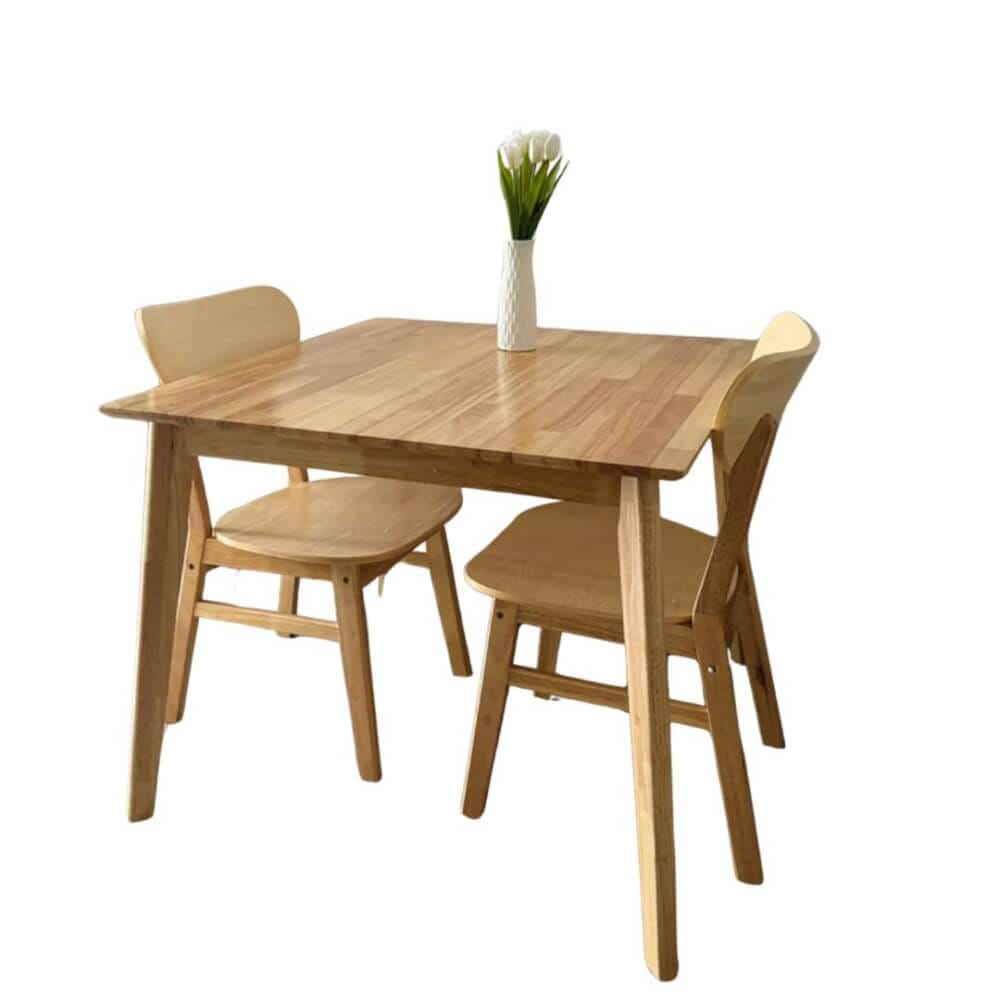 ชุดโต๊ะอาหาร 2 ที่นั่ง EVERGREEN FURNITURE รุ่น CB สีไม้ธรรมชาติ_0