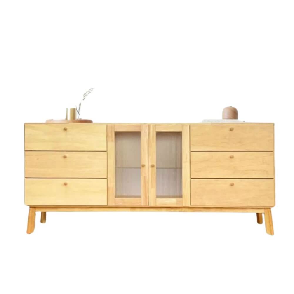 ตู้วางทีวี EVERGREEN FURNITURE  G-6184 170X40X84  สีน้ำตาลธรรมชาติ_0
