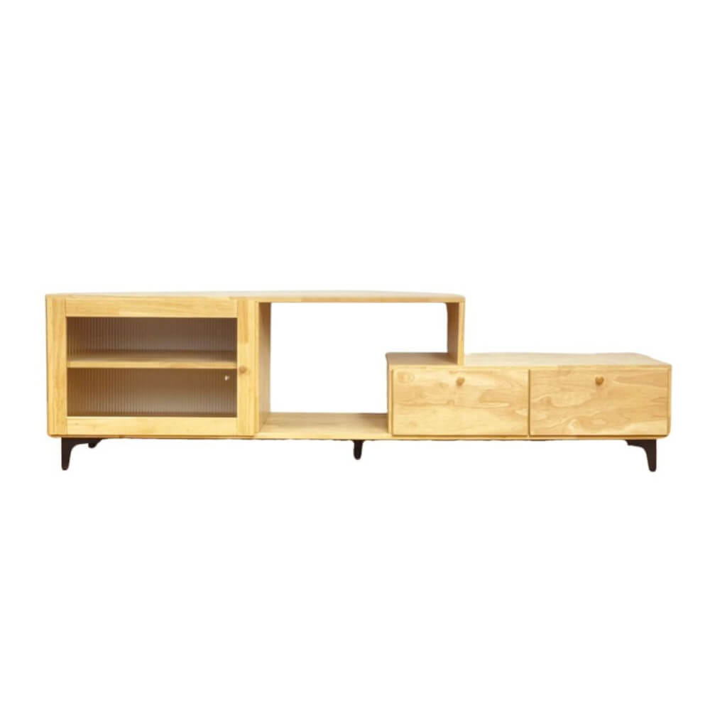 ตู้วางทีวี EVERGREEN FURNITURE  G-484-6C 170X40X45 สีน้ำตาลธรรมชาติ_0
