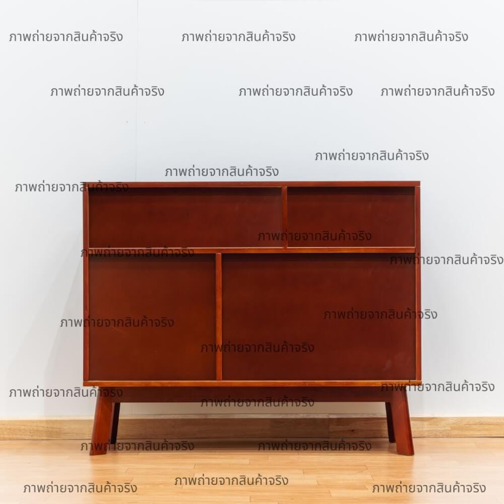 ตู้เตี้ยอเนกประสงค์ EVERGREEN FURNITURE 98 ซม. G-97405-F สีเชอรี่_7