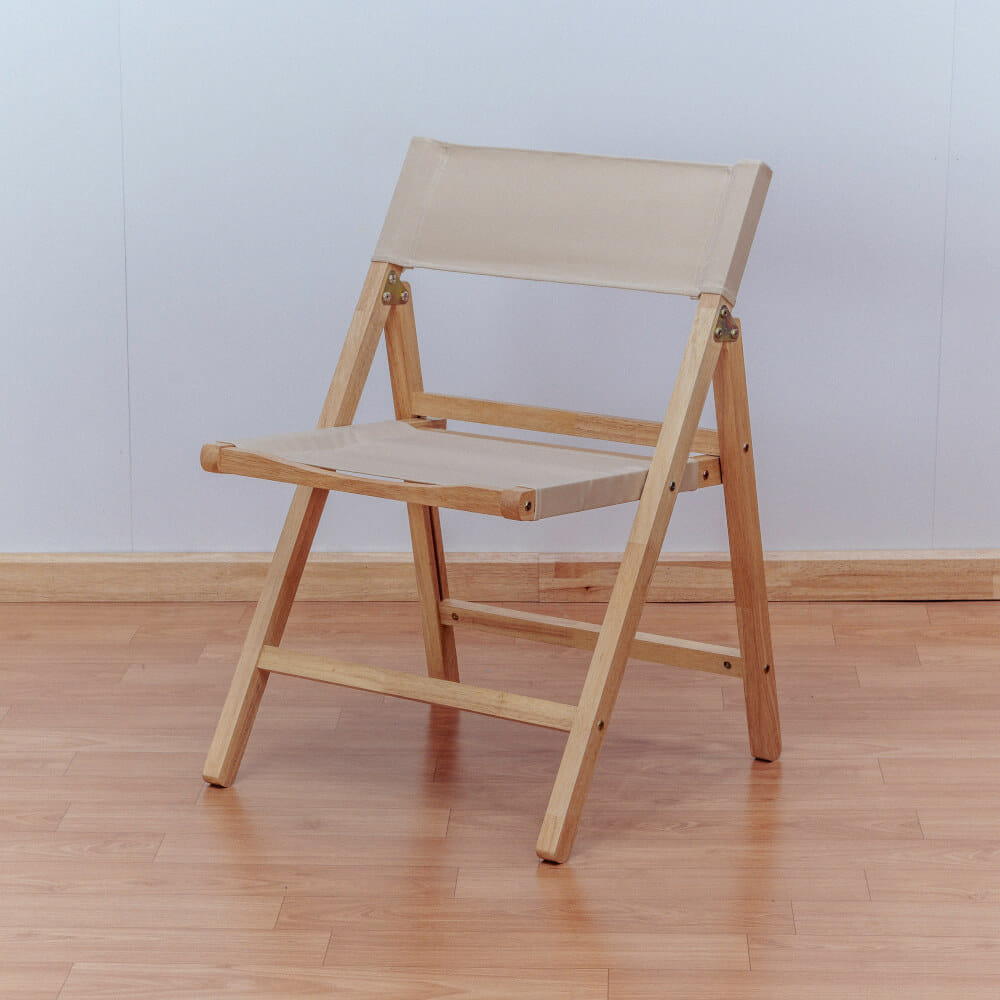 เก้าอี้แคมป์ปิ้ง Evergreen Furniture 53x47x77 ซม. สีไม้ธรรมชาติ_2