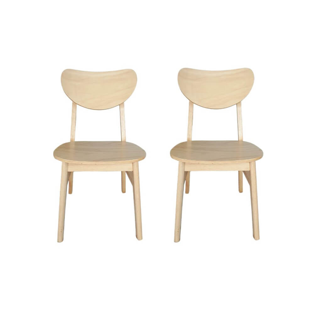 ชุดโต๊ะอาหาร 2 ที่นั่ง EVERGREEN FURNITURE รุ่น CB สีไม้ธรรมชาติ_3